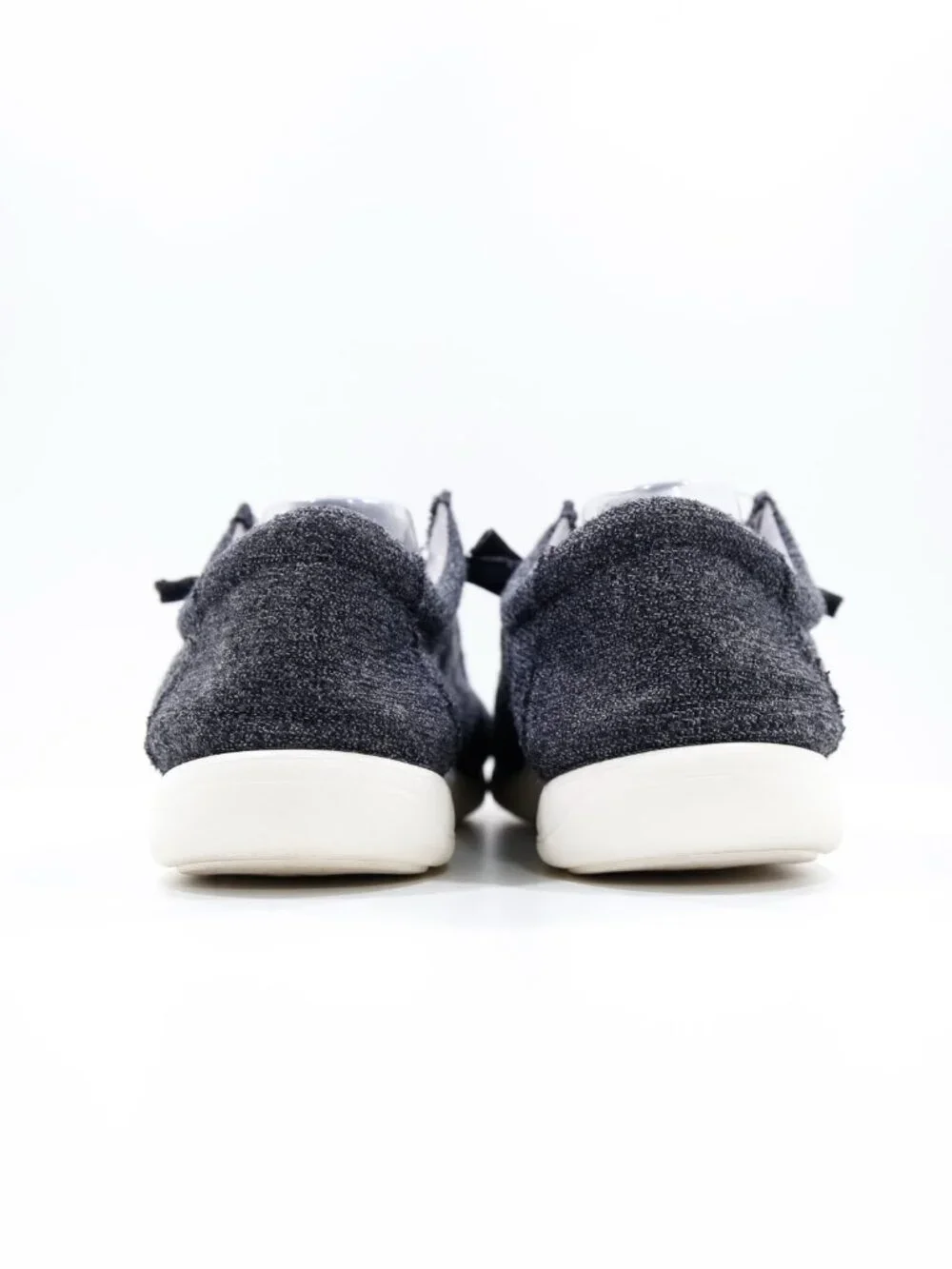 DayFive Carter Gray Black Knit Lightweight Casual Slip On Shoes - Men's 13